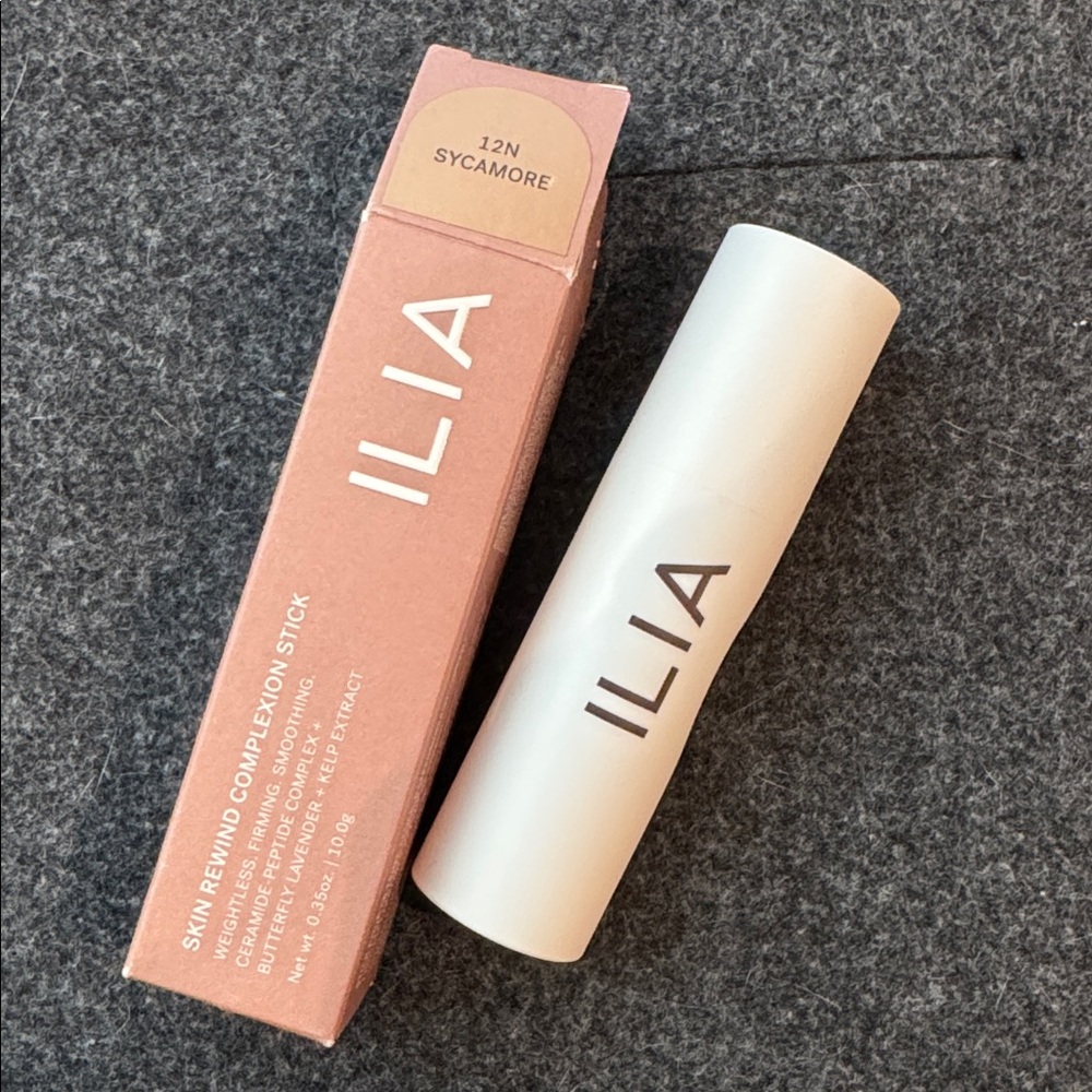 ILIA skin rewind complexion stick shade 12N SYCAMORE ceramide peptide complex